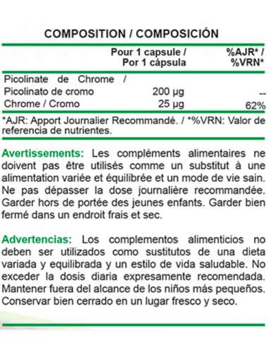 PICOLINATO DE CROMO Dynamix - 100 tabs