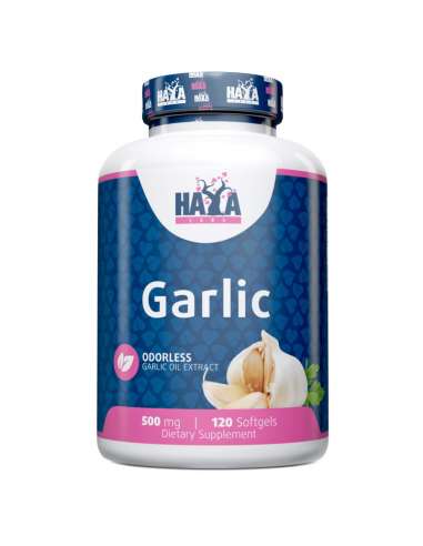 GARLIC (Ajo Crudo) 500MG Haya Labs - 120 perlas