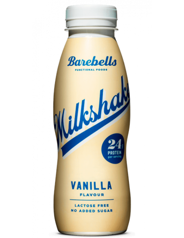 BAREBELLS MILKSHAKE Vanilla - 330 ML (Caja 8ud)