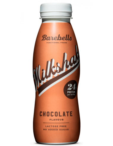 BAREBELLS MILKSHAKE Chocolate - 330 ML (Caja 8ud)
