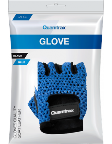 GUANTE FITNESS MESH Quamtrax - Azul