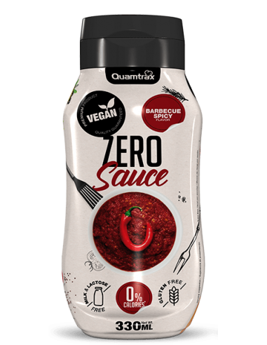 SALSA BARBACOA PICANTE ZERO Quamtrax - 330ML