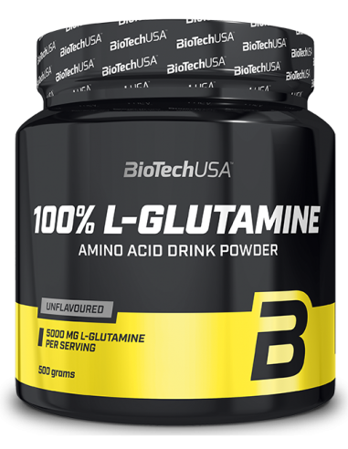 100% L-GLUTAMINA Biotechusa - 500gr