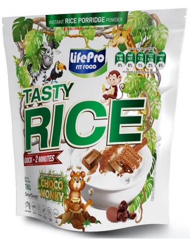 TASTY RICE (Harina de arroz) "Choco Monky" Life Pro - 1Kg