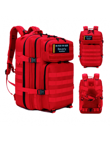 MOCHILA TACTICA No Pain No Gain - Roja 45 L
