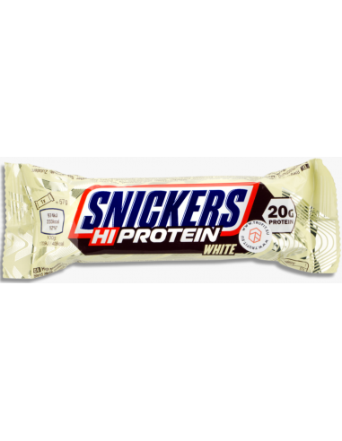 SNICKERS Hi PROTEIN BAR Chocolate Blanco Mars Protein® - 59 GR (Caja 12ud)