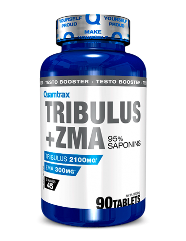 TRIBULUS + ZMA 95% SAPONINAS Quamtrax - 90 tabs