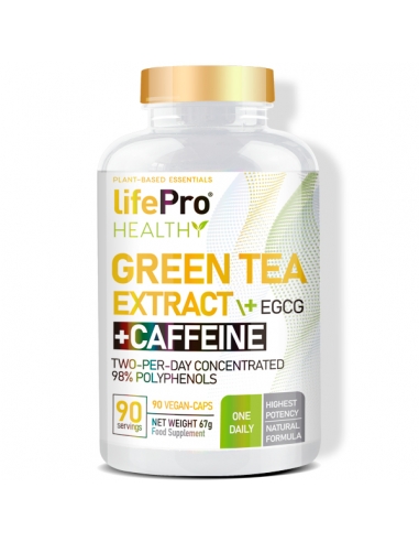 GREEN TEA + EGCG + CAFFEINE Life Pro - 90 vegan caps