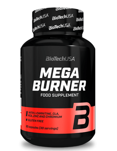 MEGA BURNER (No Caffeine) BiotechUsa - 90 caps
