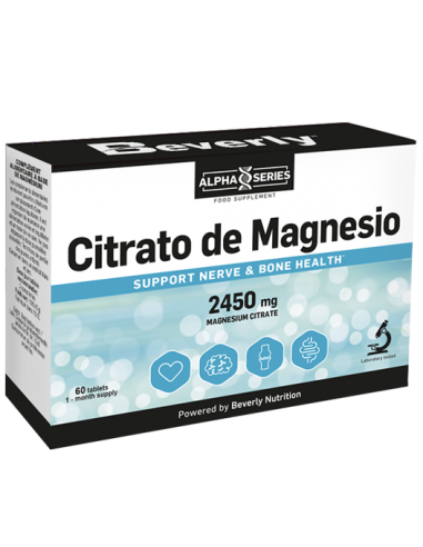 CITRATO DE MAGNESIO 2450 mg Beverly - 60 tabs