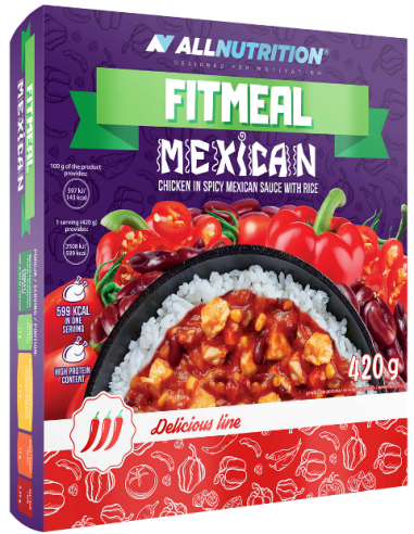 POLLO MEXICAN FITMEAL All Nutrition - 420gr