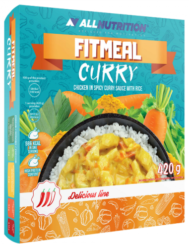 POLLO CURRY FITMEAL All Nutrition - 420gr