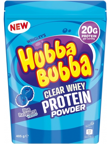 HUBBA BUBBA CLEAR WHEY **Blue Raspberry** Mars Protein - 405 gr