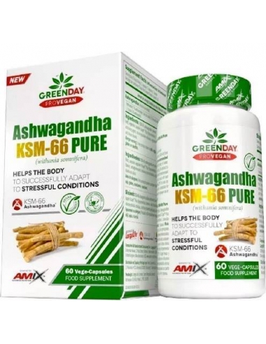 ASHWAGANDHA KSM-66 PURE VEGAN Amix Nutrition - 60 caps