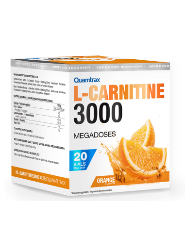 L-CARNITINA 3000 Quamtrax - 20 viales x 60ml