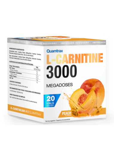 L-CARNITINA 3000 Quamtrax - 20 viales x 60ml