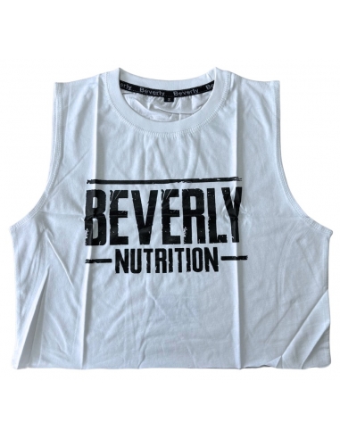 CAMISETA TOP CROP BLANCO Beverly Team Oficial - Mujer