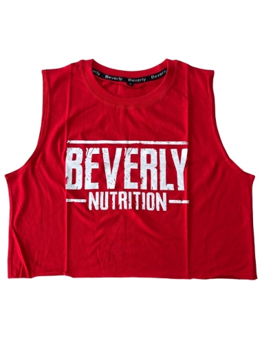 CAMISETA TOP CROP ROJO Beverly Team Oficial - Mujer