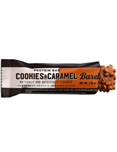 NEW! BAREBELLS BAR Cookies & Caramel - 55 gr (Caja 12ud)