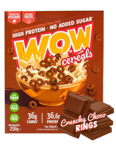 WOW CEREALS CHOCOLATE Big  - 250 gr