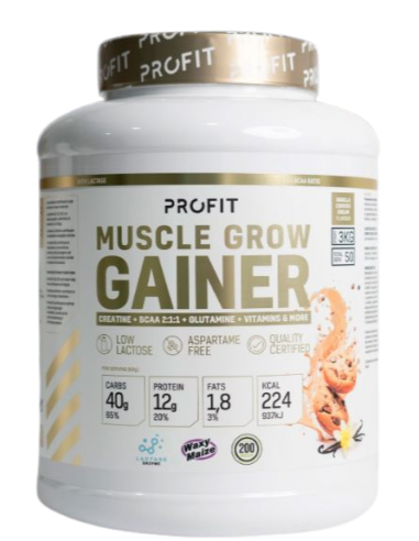 MUSCLE GROW GAINER Profit - 3 kg