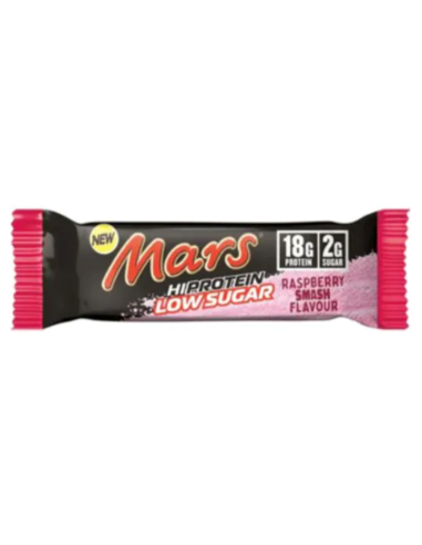 LOW SUGAR MARS Hi PROTEIN Raspberry Smash BAR Mars Protein - 59gr (Caja 12ud)