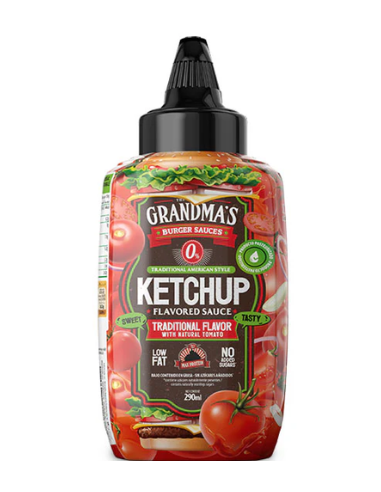 SALSA GRANDMA'S KETCHUP Tradicional Max Protein - 290ml