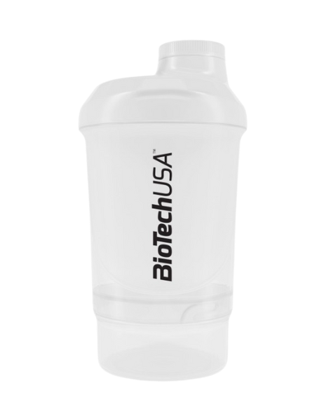 SHAKER NANO WAVE Doble Compartimento BiotechUSA - 300 ml
