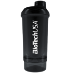 SHAKER WAVE Doble Compartimento BiotechUSA - 500 + 150 ml
