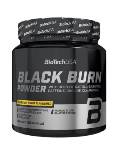 BLACK BURN POWDER BiotechUsa  - 210 gr