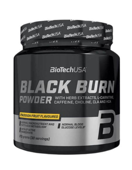 BLACK BURN POWDER BiotechUsa  - 210 gr