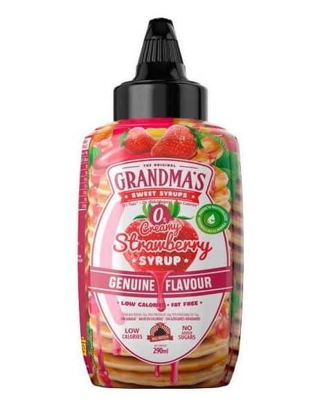 SYRUP STRAWBERRY GRANDMA'S Max Protein - 290ml