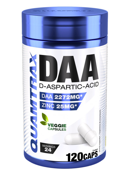 DAA Acido Aspartico Quamtrax - 120 caps