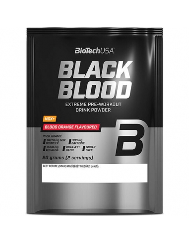 MONODOSIS BLACK BLOOD +NOX BiotechUsa - 20 gr