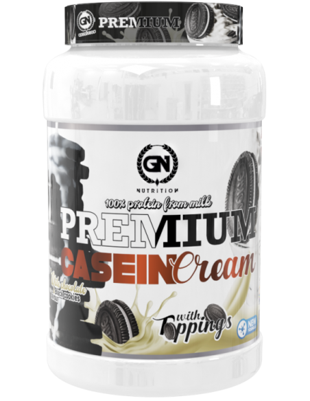 CASEIN CREAM PREMIUM with Toppings GN Nutrition - 900 gr