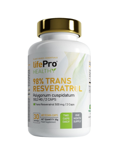 TRANS RESVERATROL 98% Life Pro - 60 caps