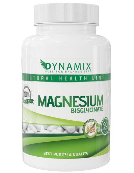 MAGNESIO BISGLICINATO Alta absorcion - Gluten Free Dynamix - 90 tabs