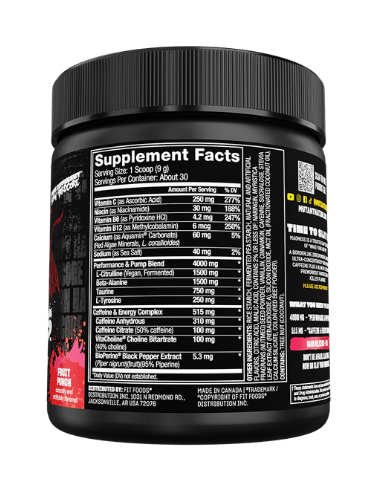MUTANT MADNESS PRE-WORKOUT Mutant - 30 servicios