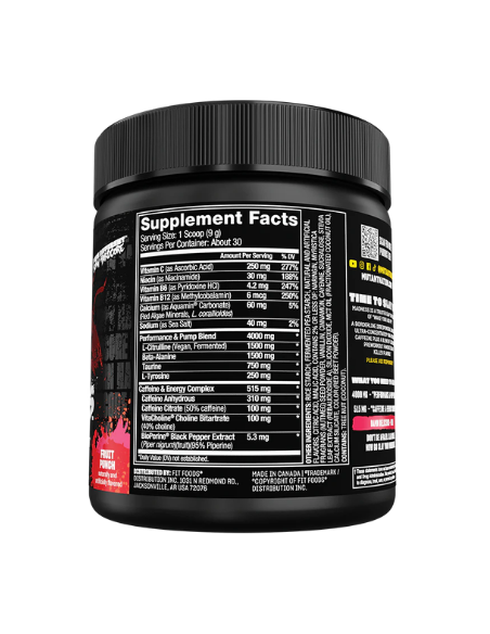 MUTANT MADNESS PRE-WORKOUT Mutant - 30 servicios