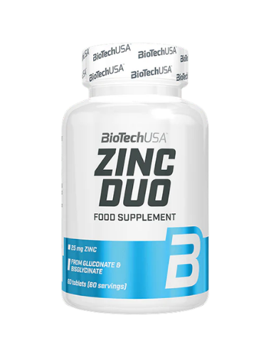 ZINC DUO BiotechUsa - 60 tabs