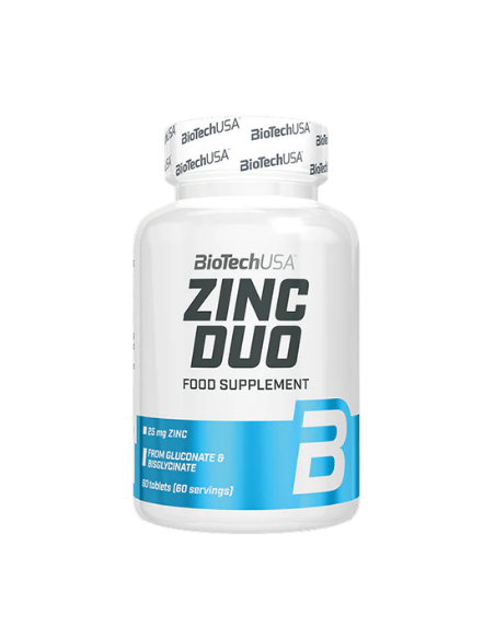 ZINC DUO BiotechUsa - 60 tabs