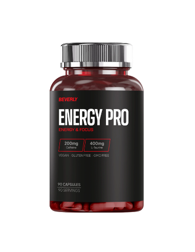 ENERGY PRO - Cafeína + Taurina -  Beverly - 90...