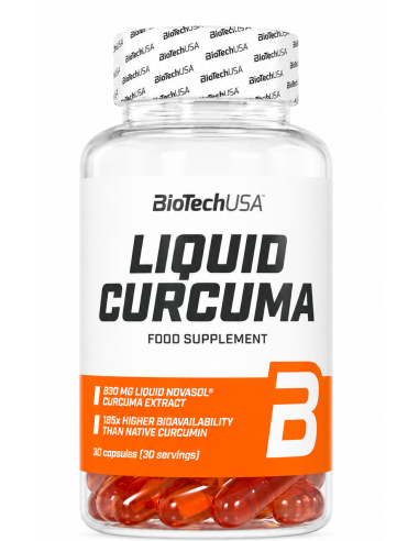 LIQUID CURCUMA BiotechUsa - 30 Capsulas Liquidas