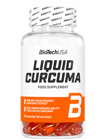 LIQUID CURCUMA BiotechUsa - 30 Capsulas Liquidas