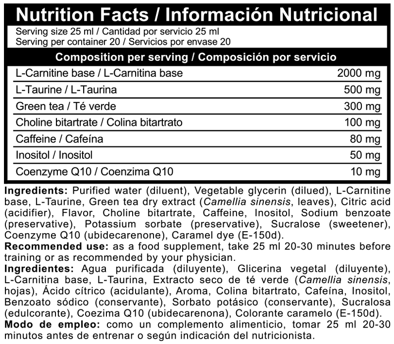 Información Nutricional