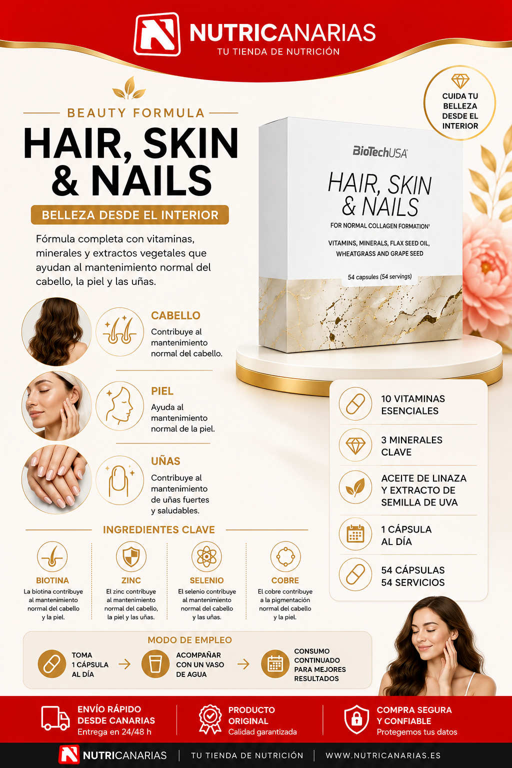 hair nails skin biotechusa